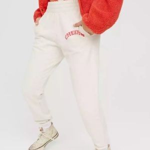 Offline by Aerie Cheers Joggers in Oatmeal Color
